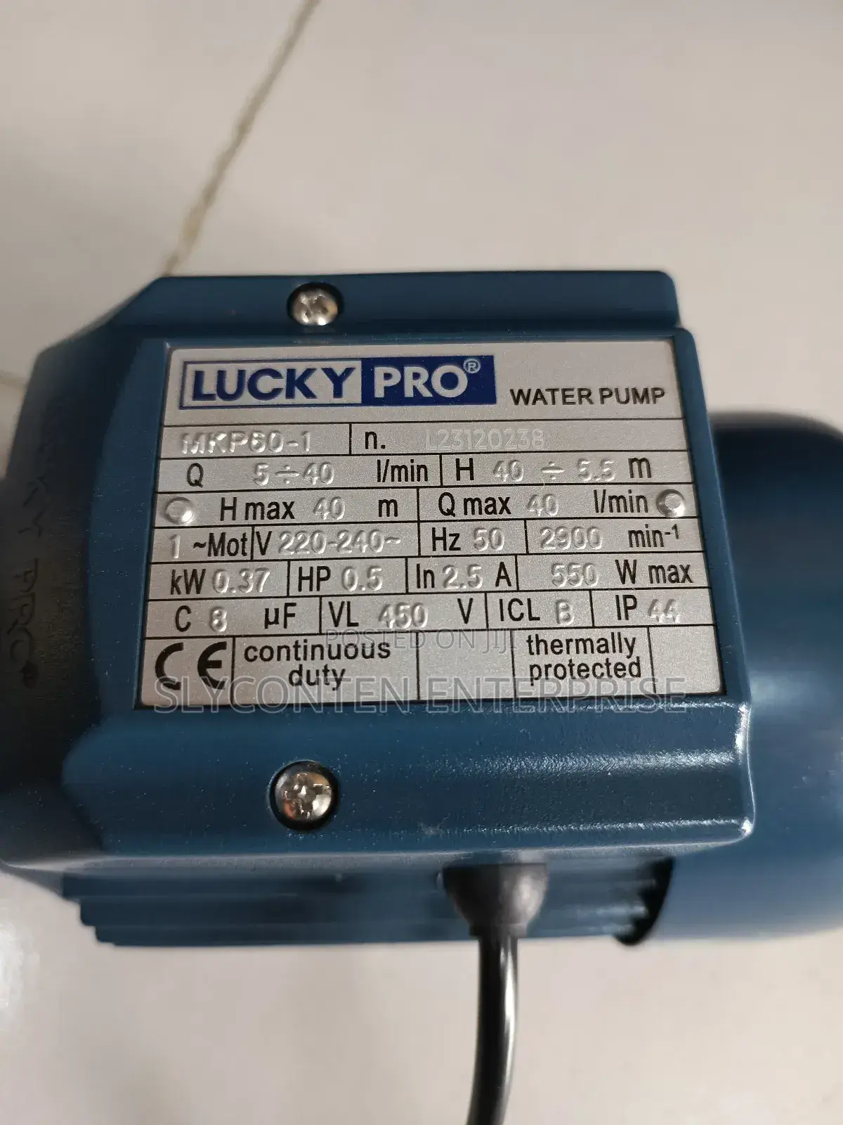 Lucky Pro 0.5hp Water Pump