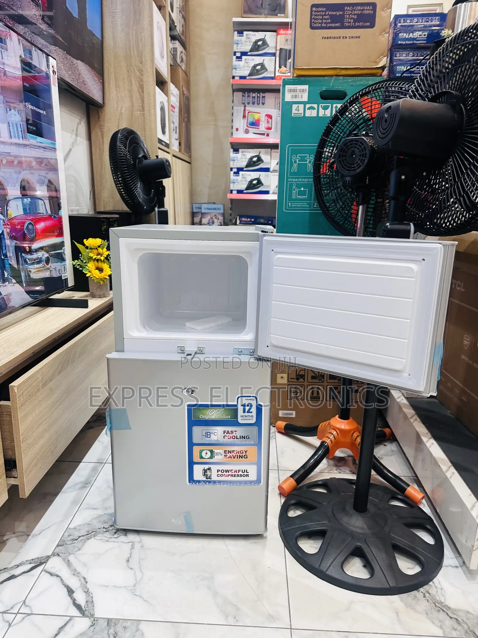 High - Quality Nasco Mini Fridge Double Door Nasd2-120fl.
