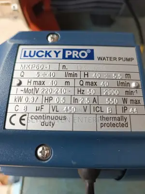 Lucky Pro 0.5hp Automatic Water Pump Set