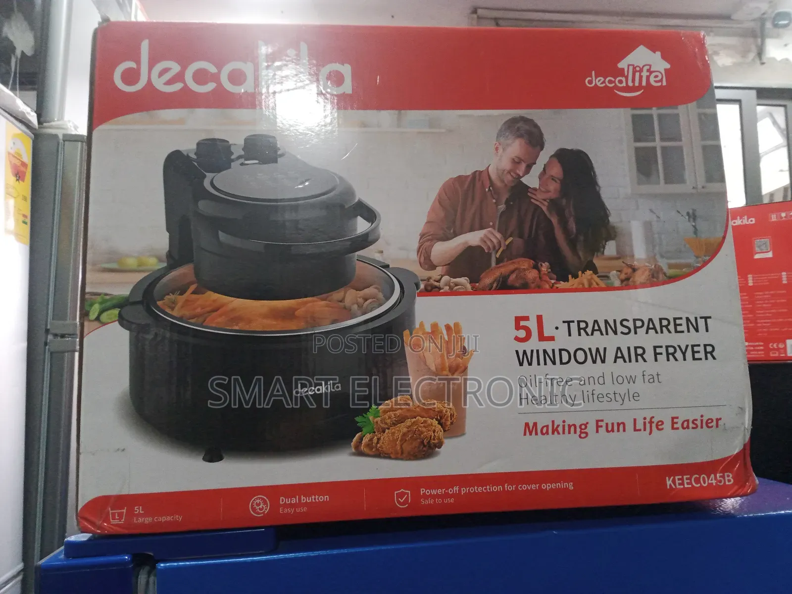 5L Decakila Transparent Window Air Fryer Affordable