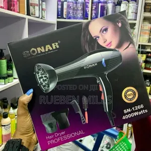 Photo - 5 in 1 4000watts Professional Sonar Hair Dryer Sonar Sn-1266
