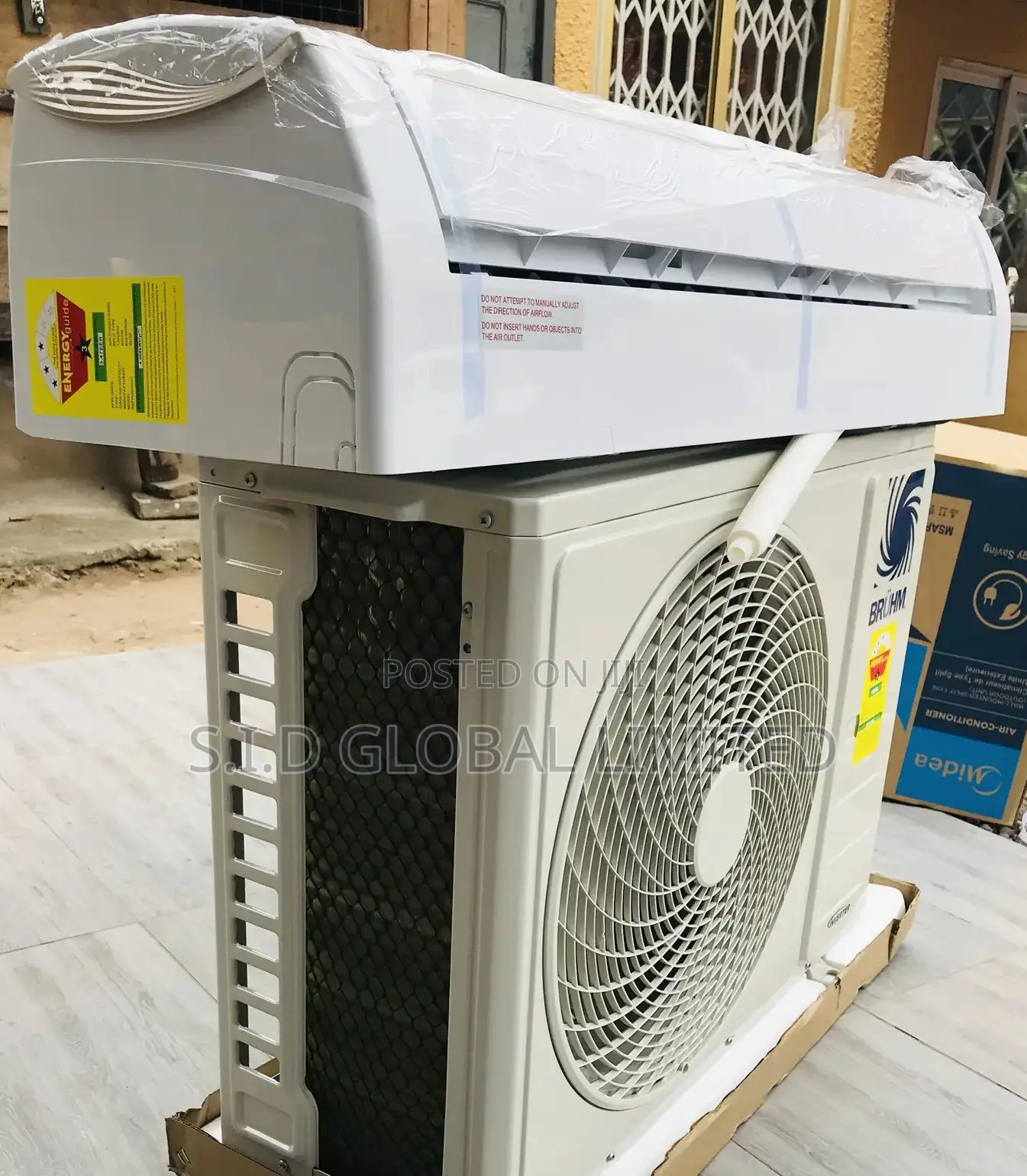 Bruhm 1.5 Hp Ac -R410 Gas – 2 Star Air Conditioner 12RCEW