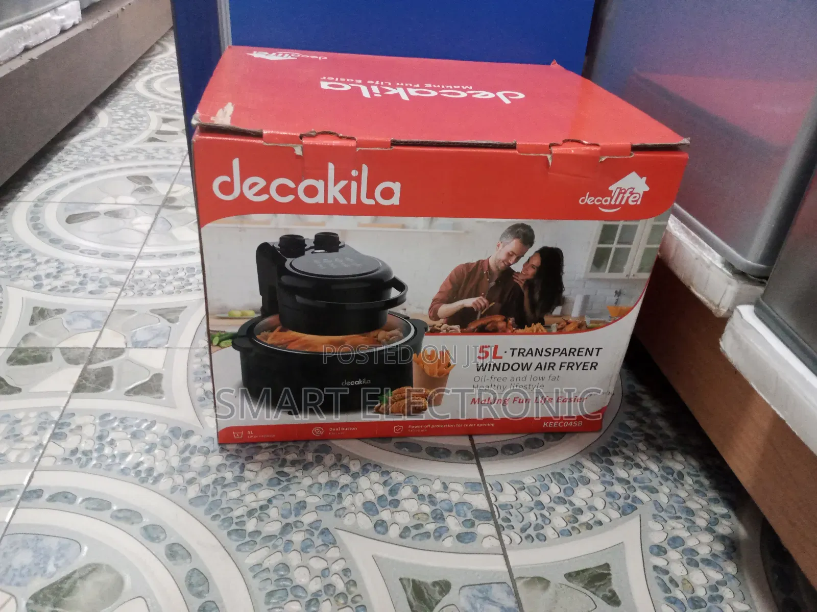 Transparent Window Air Fryer 5L Decakila Air Fryer