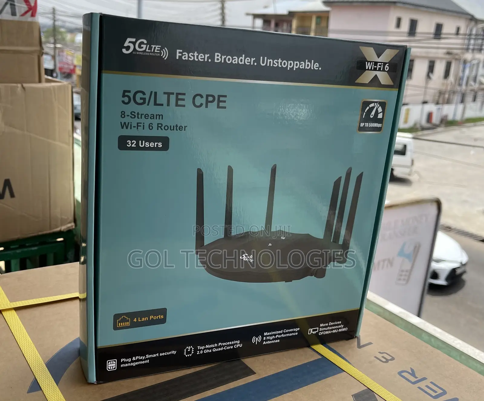 Universal Router 5G / LTE CPE Wifi-6 Up to 500mbps Faster RT
