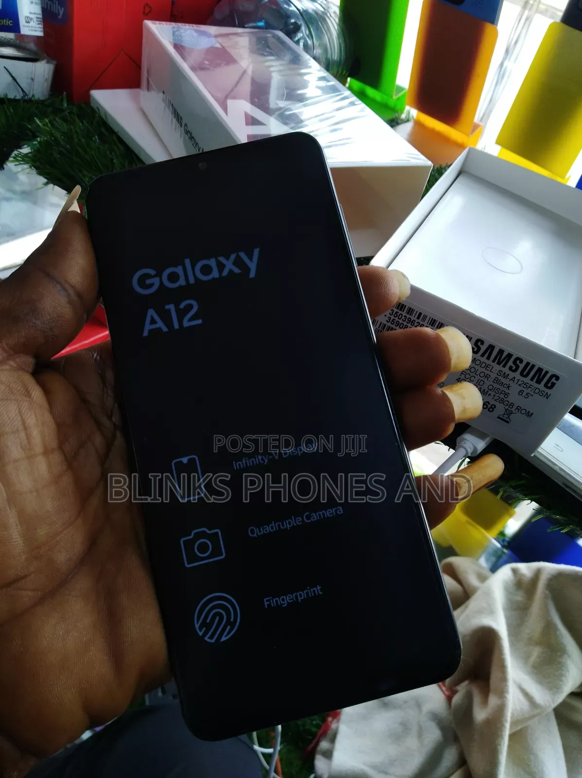New Samsung Galaxy A12 128 GB Black