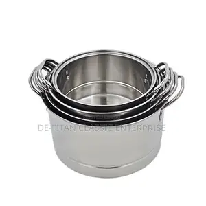 Stainless Steel 4 Set Cooking Pot