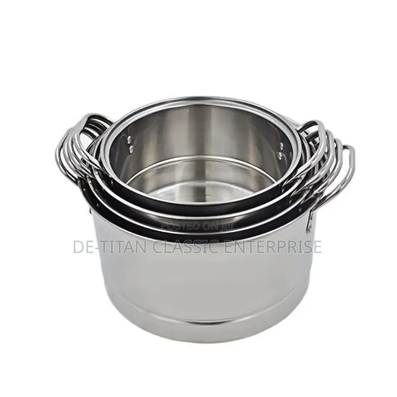 Stainless Steel 4 Set Cooking Pot