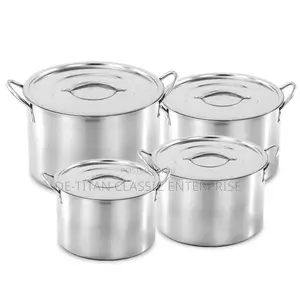 Stainless Steel 4 Set Cooking Pot
