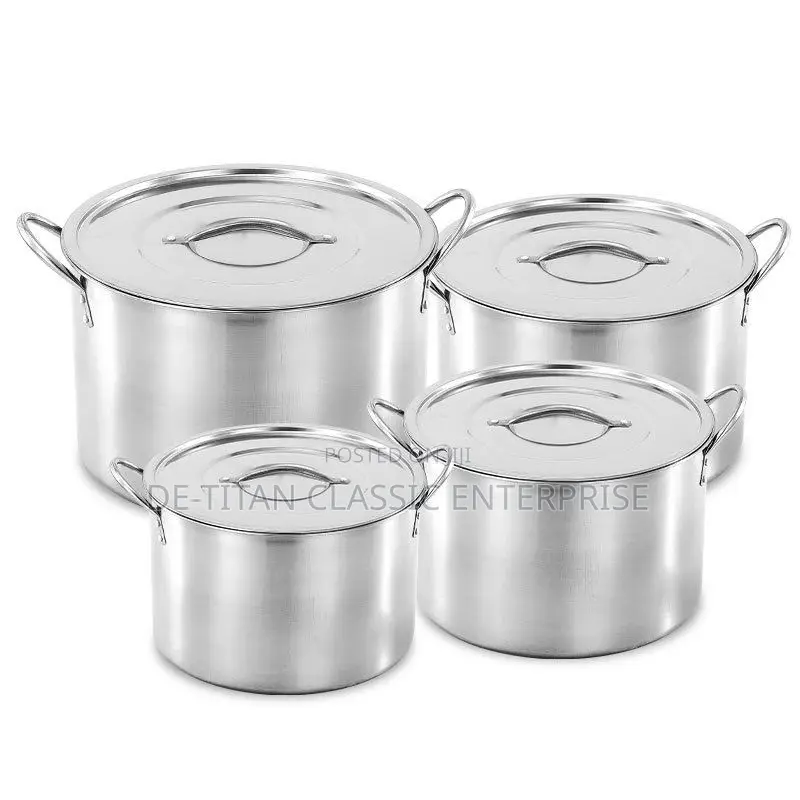 Stainless Steel 4 Set Cooking Pot