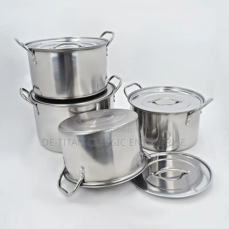 Stainless Steel 4 Set Cooking Pot