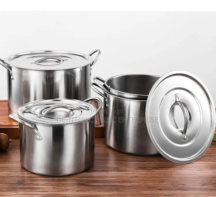 Stainless Steel 4 Set Cooking Pot