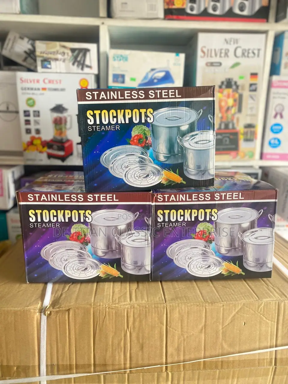 Stainless Steel 4 Set Cooking Pot