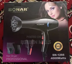 Photo - Super Quality 4000watts 5 in 1 Sonar Salon Hair Dryer