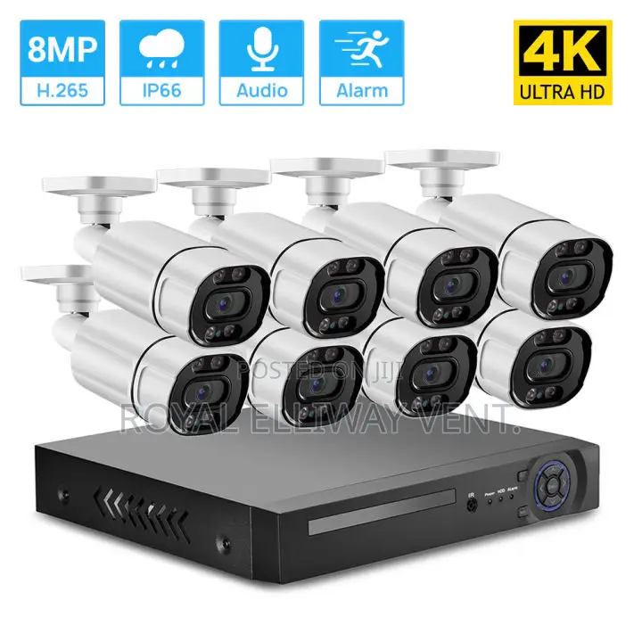 4mp 8ch Poe NVR Kit With Audio
