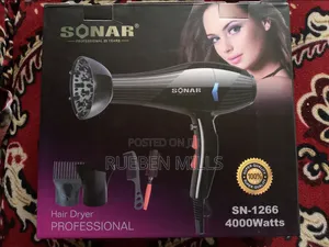 Salon Blow Dryer 5 in One High Heat 4000watts Sonar Sn 1266