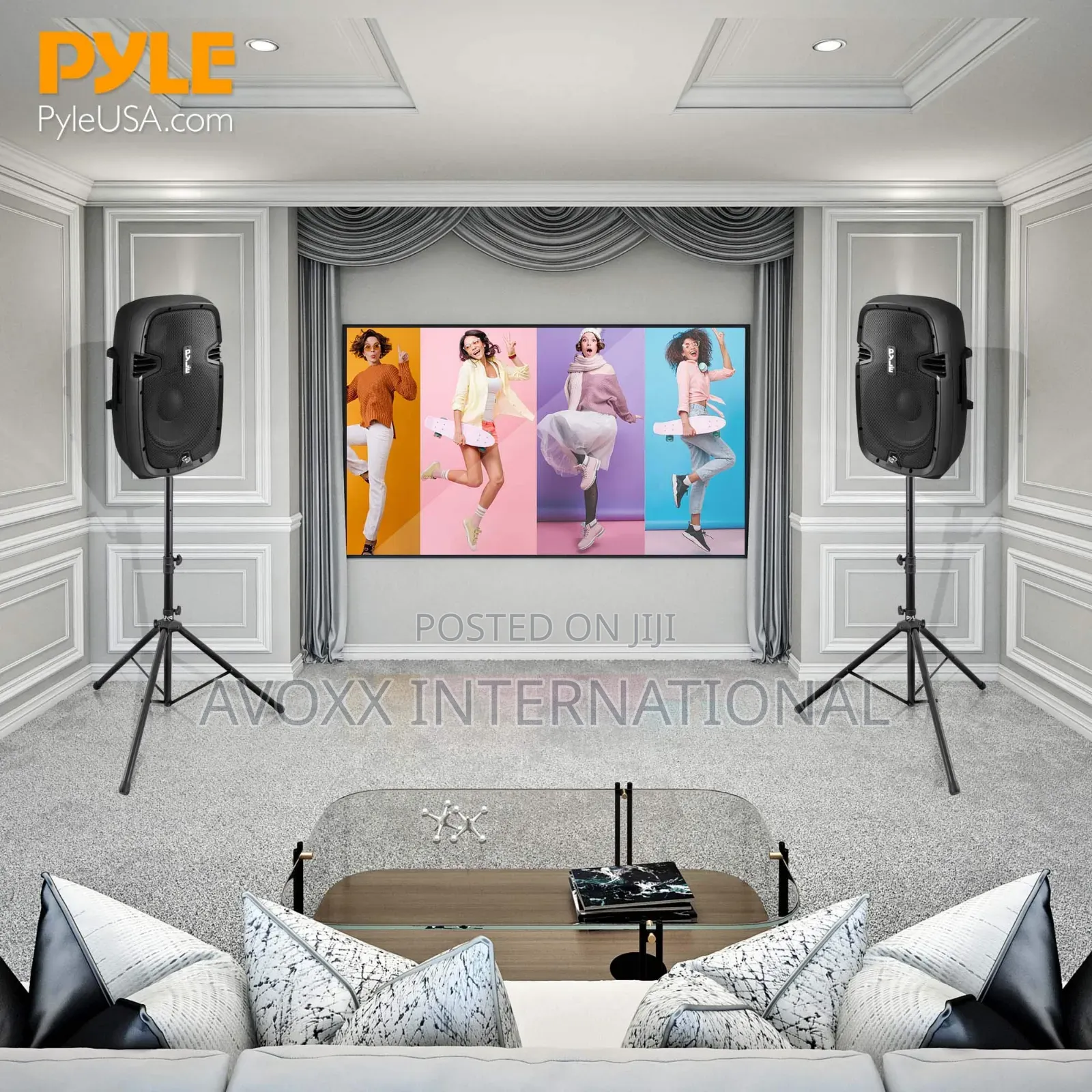Pyle Universal Speaker Stand -Mount Holder Heavy Duty PSTND1