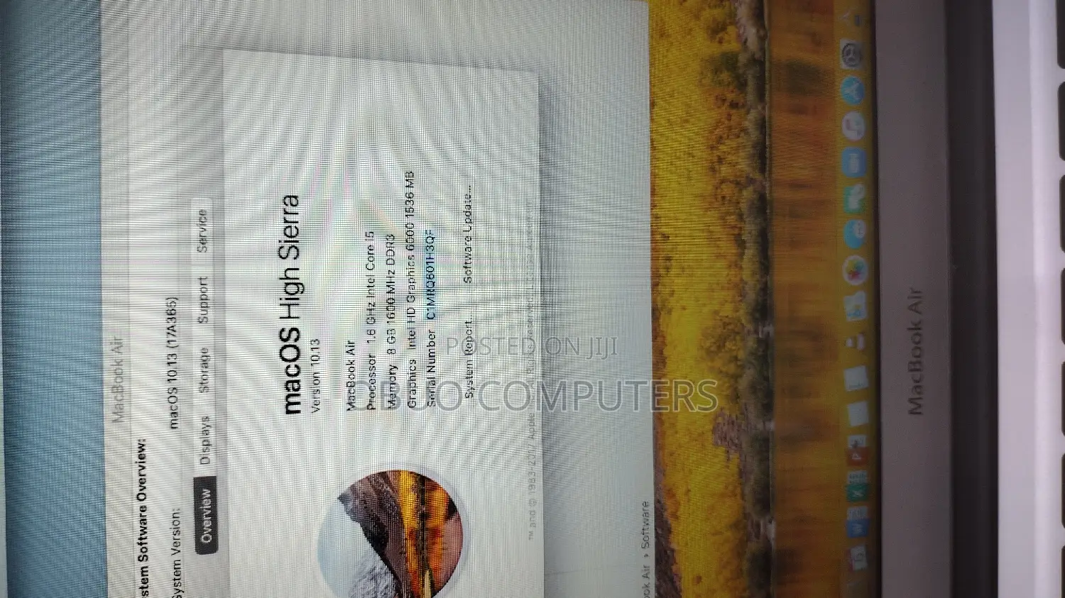 Laptop Apple MacBook Air 8GB Intel Core I5 SSD 128GB