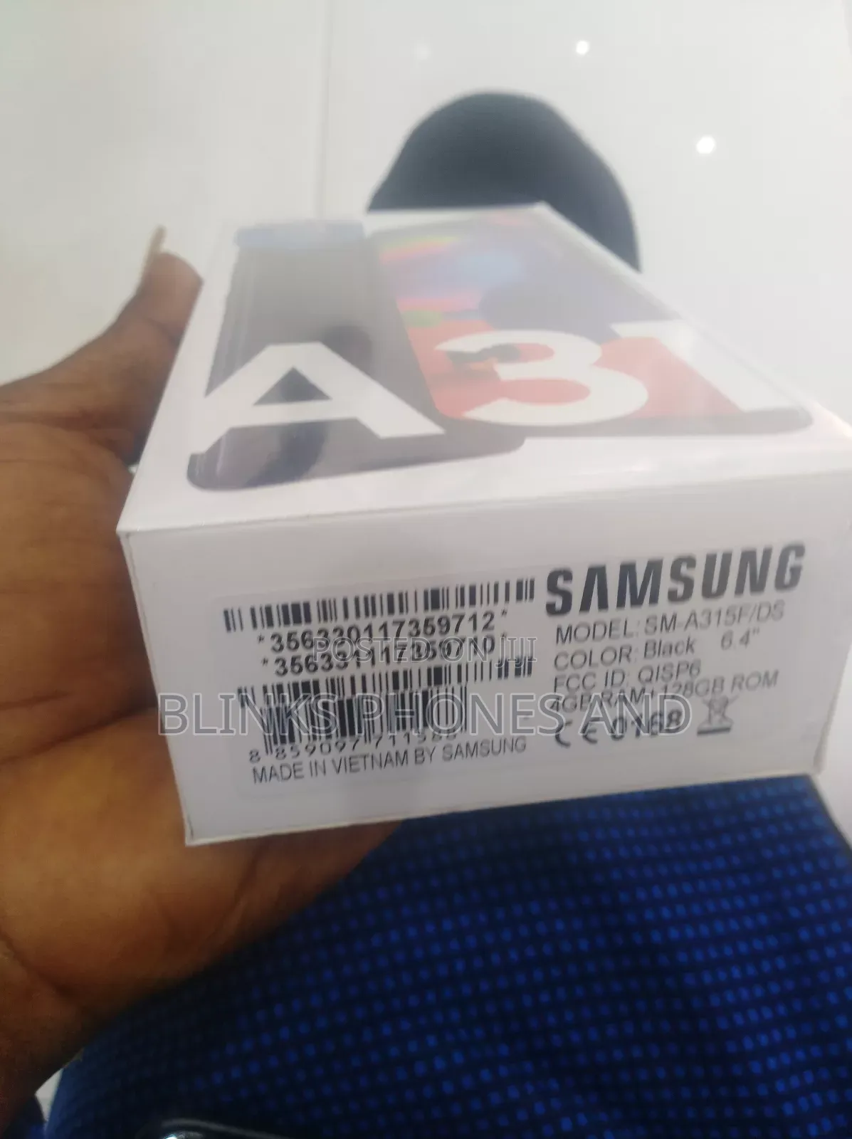 New Samsung Galaxy A31 128 GB Black