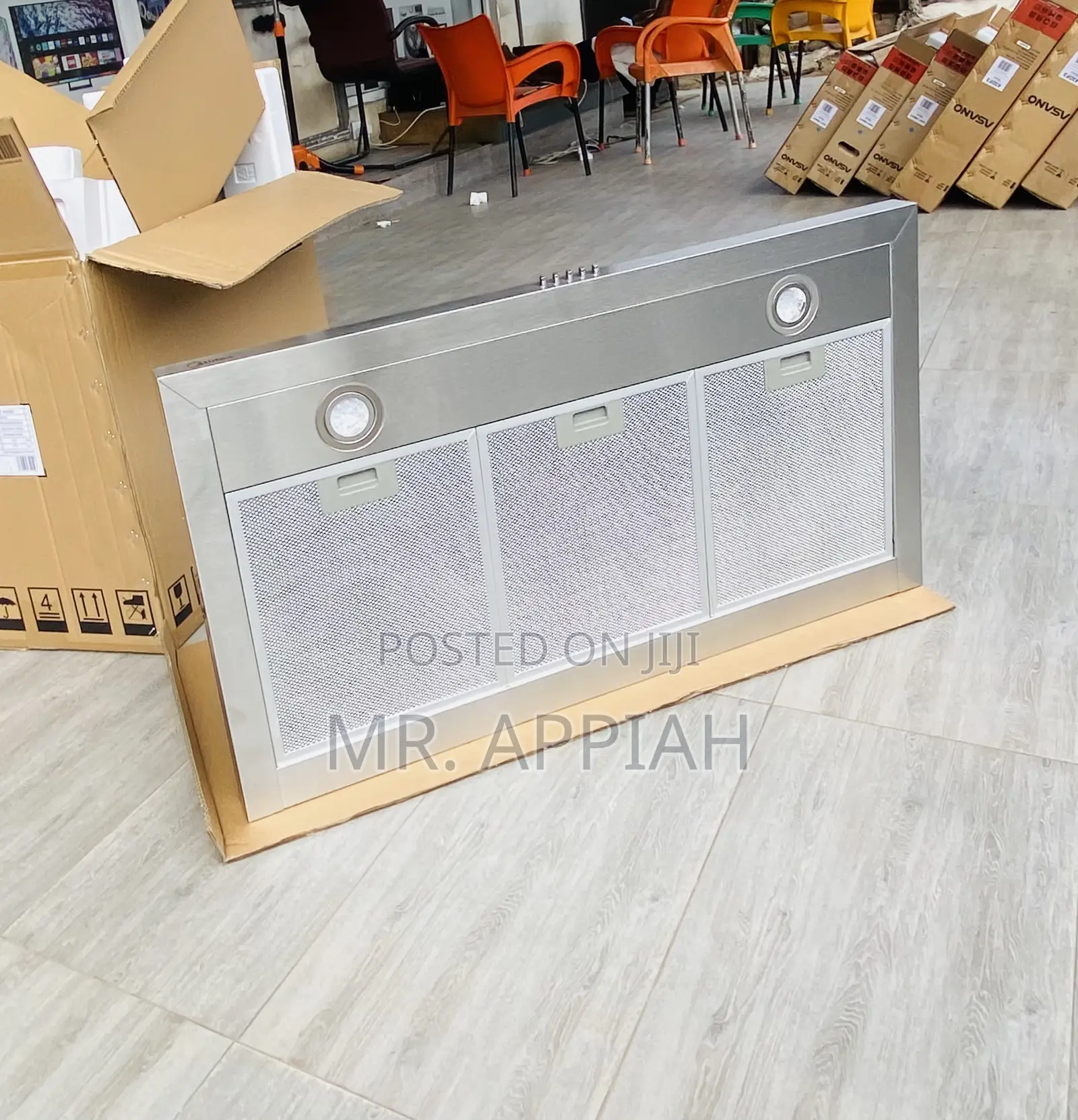 High Quality Midea 90M21 90cm Electric Range Hood(Gray).
