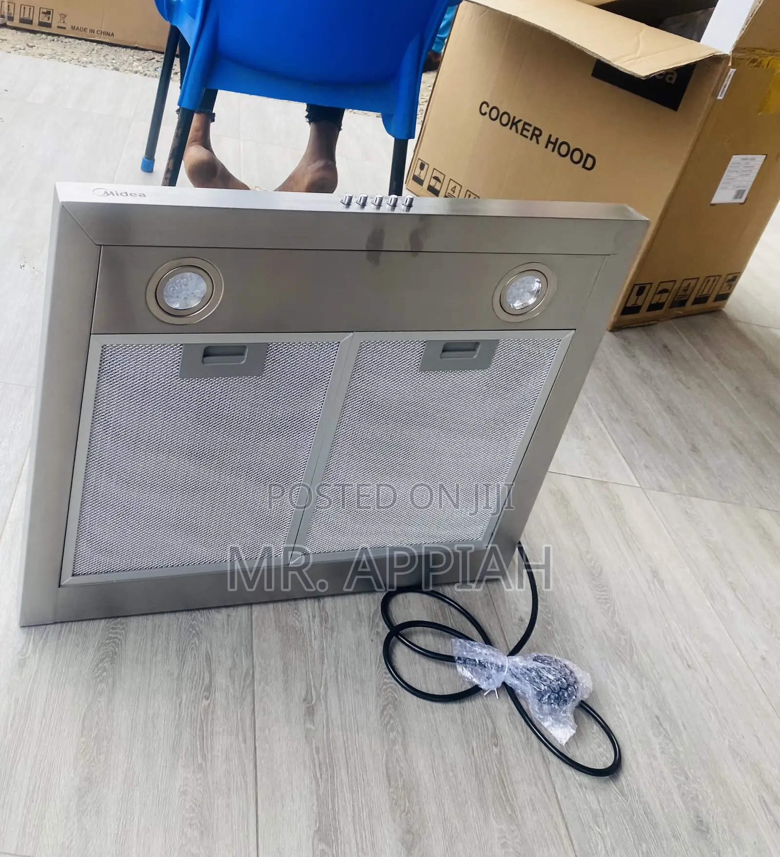 Durable Midea 60m21 60cm Electric Rangehood(T-Shape).