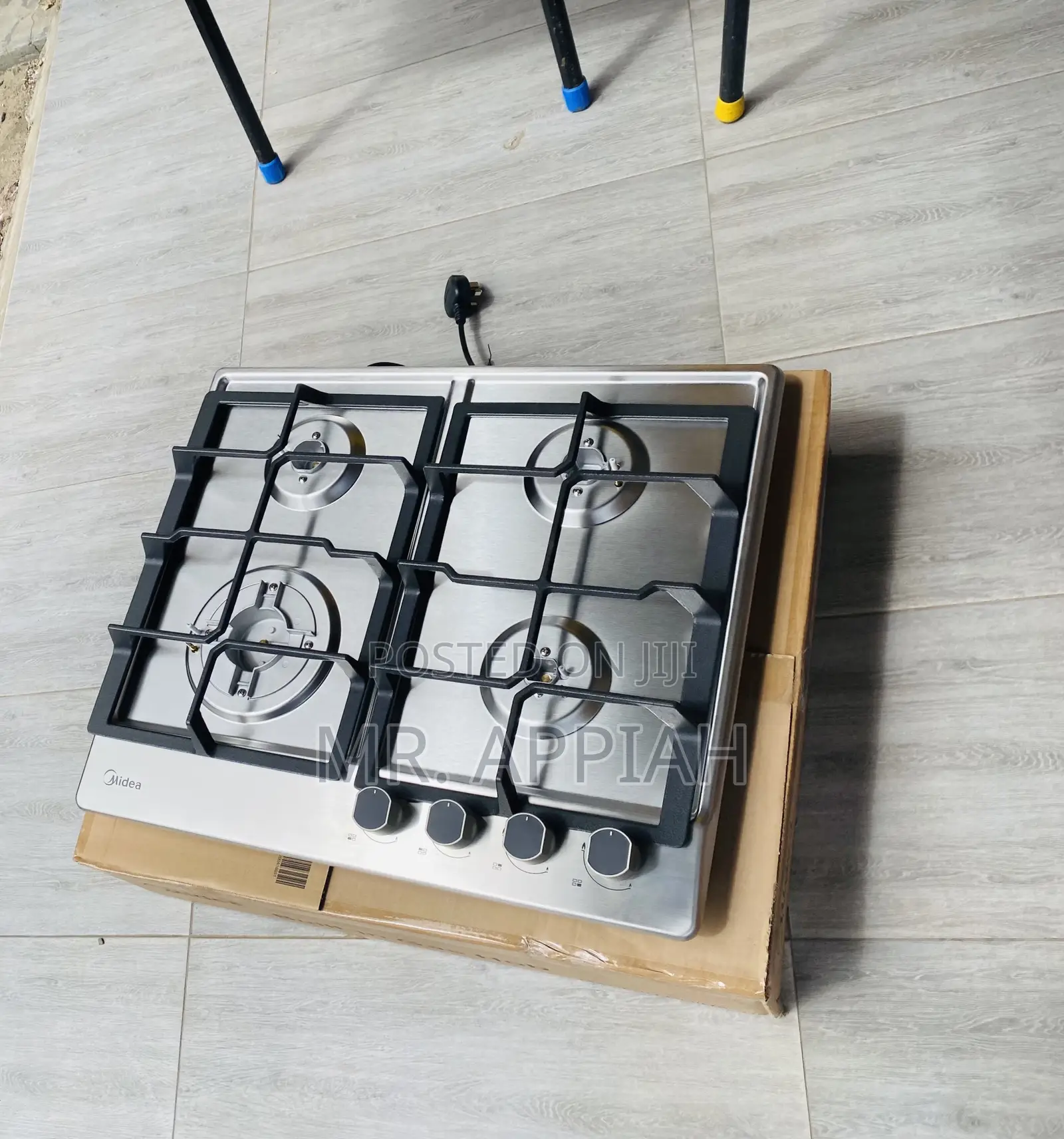Midea 4 Gas Built-in Burner(Gray).