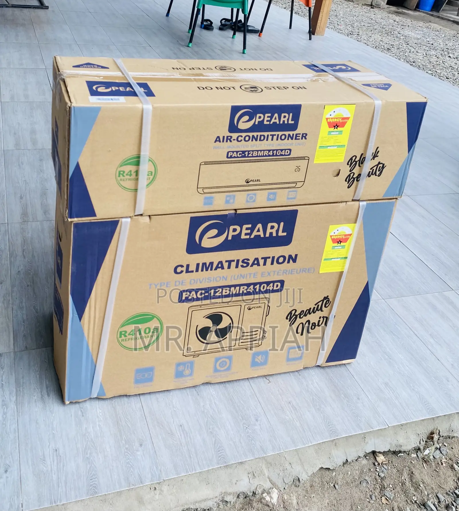 Shop Authentic Pearl 2.5hp Split R410 Ac(Black).