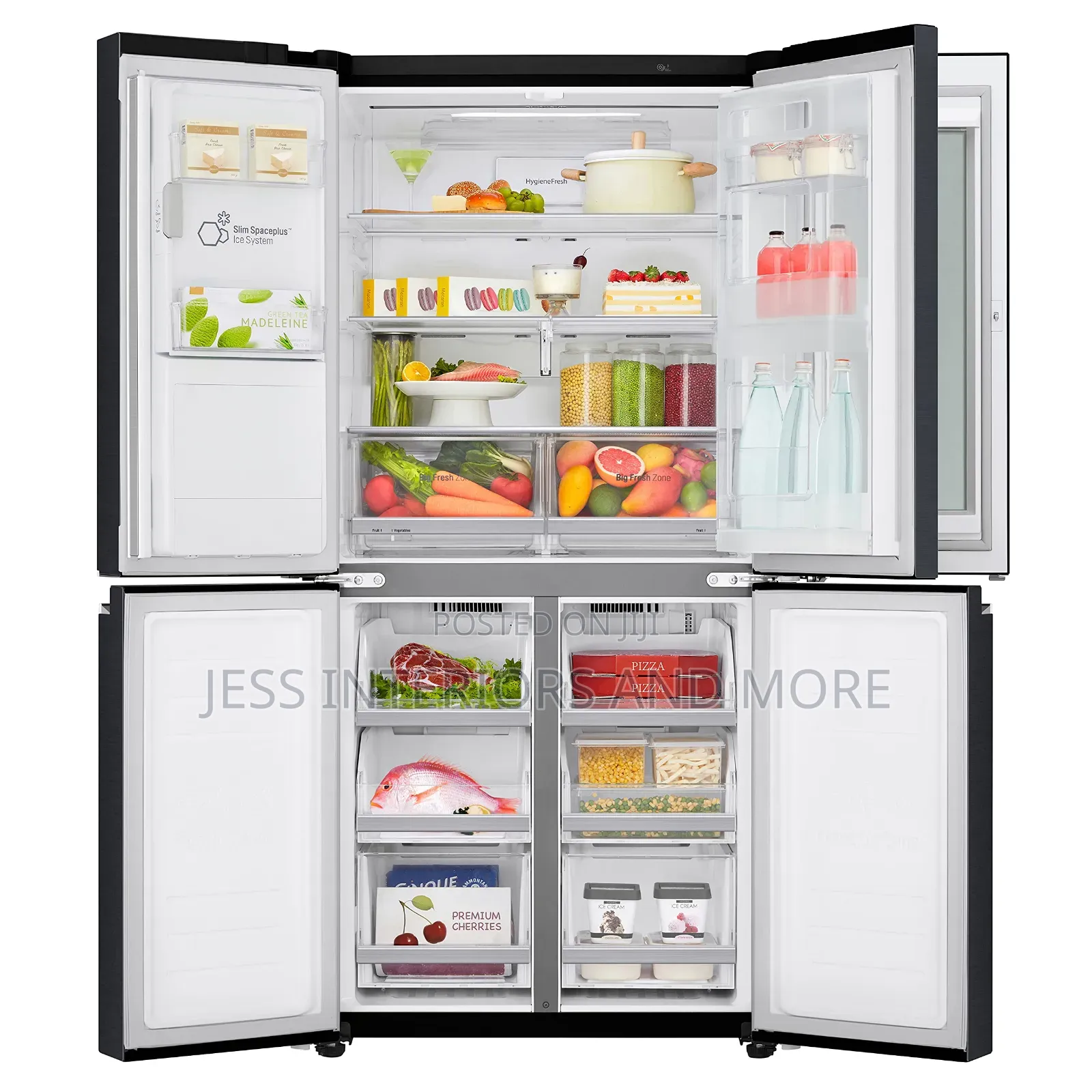 LG 508L Instaview Fridge | SLIM MULTI-DOOR With Thinq