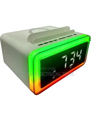 4 in-1bedside Companion With Wireless,Speaker,Light, Alarm