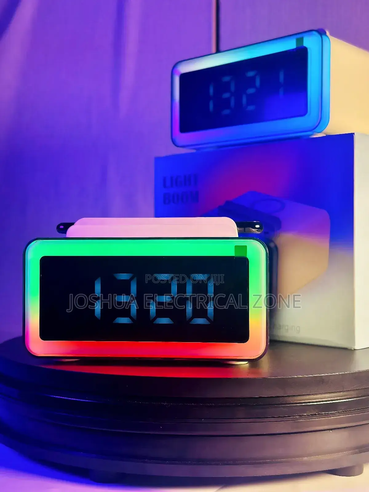 4 in-1bedside Companion With Wireless,Speaker,Light, Alarm