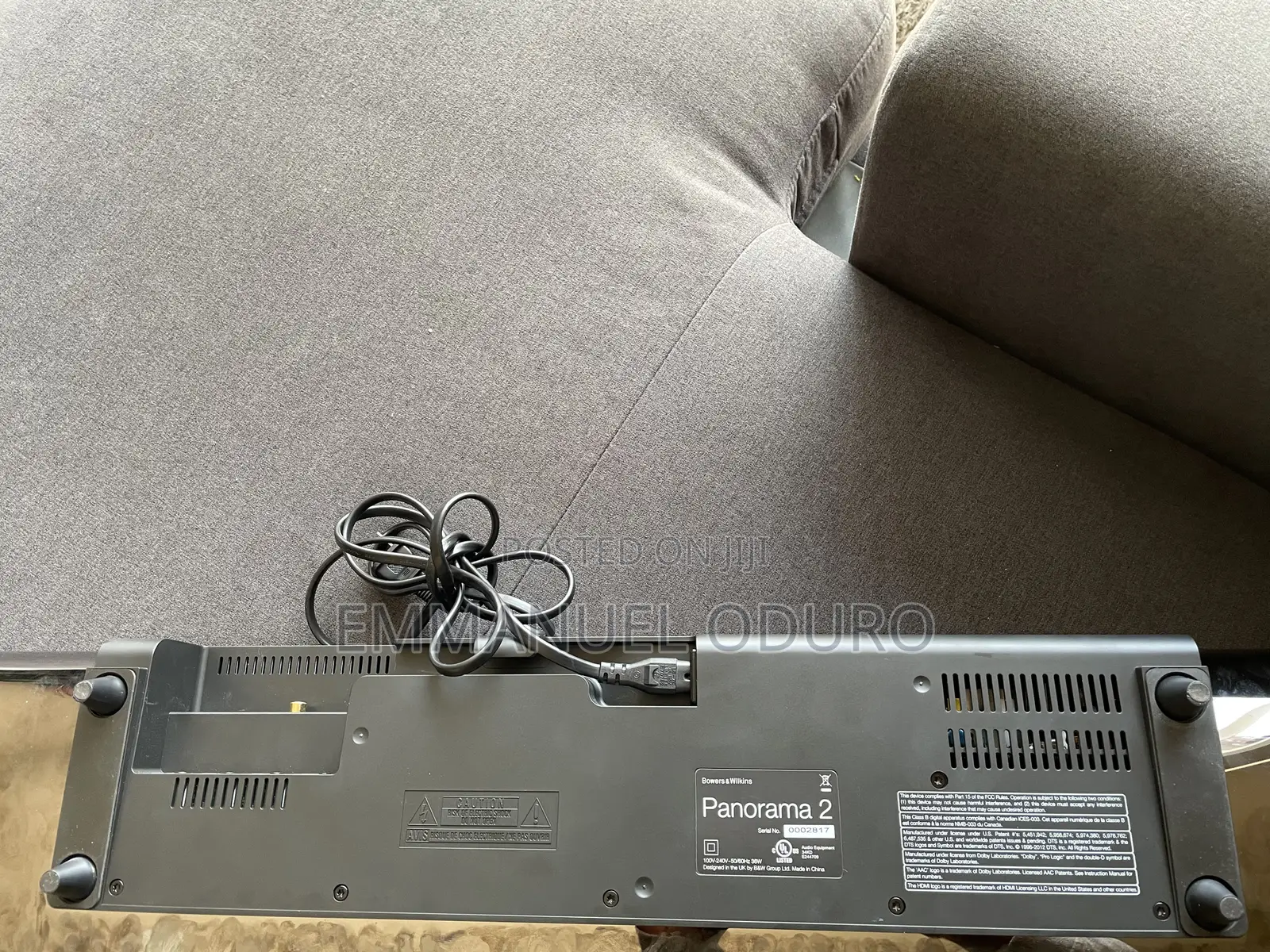 Bowers Wilkins Panorama 2 Soundbar With B W Asw 608 Sub