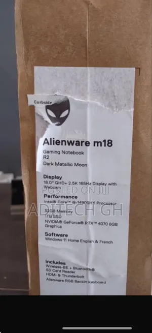 New Laptop Alienware M17x R2 32GB Intel Core i9 SSD 1T