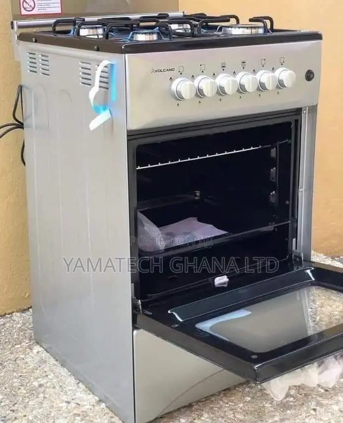 Volcano 60 By 60 Auto Ignition 4 Burner Gas Stove +Grill