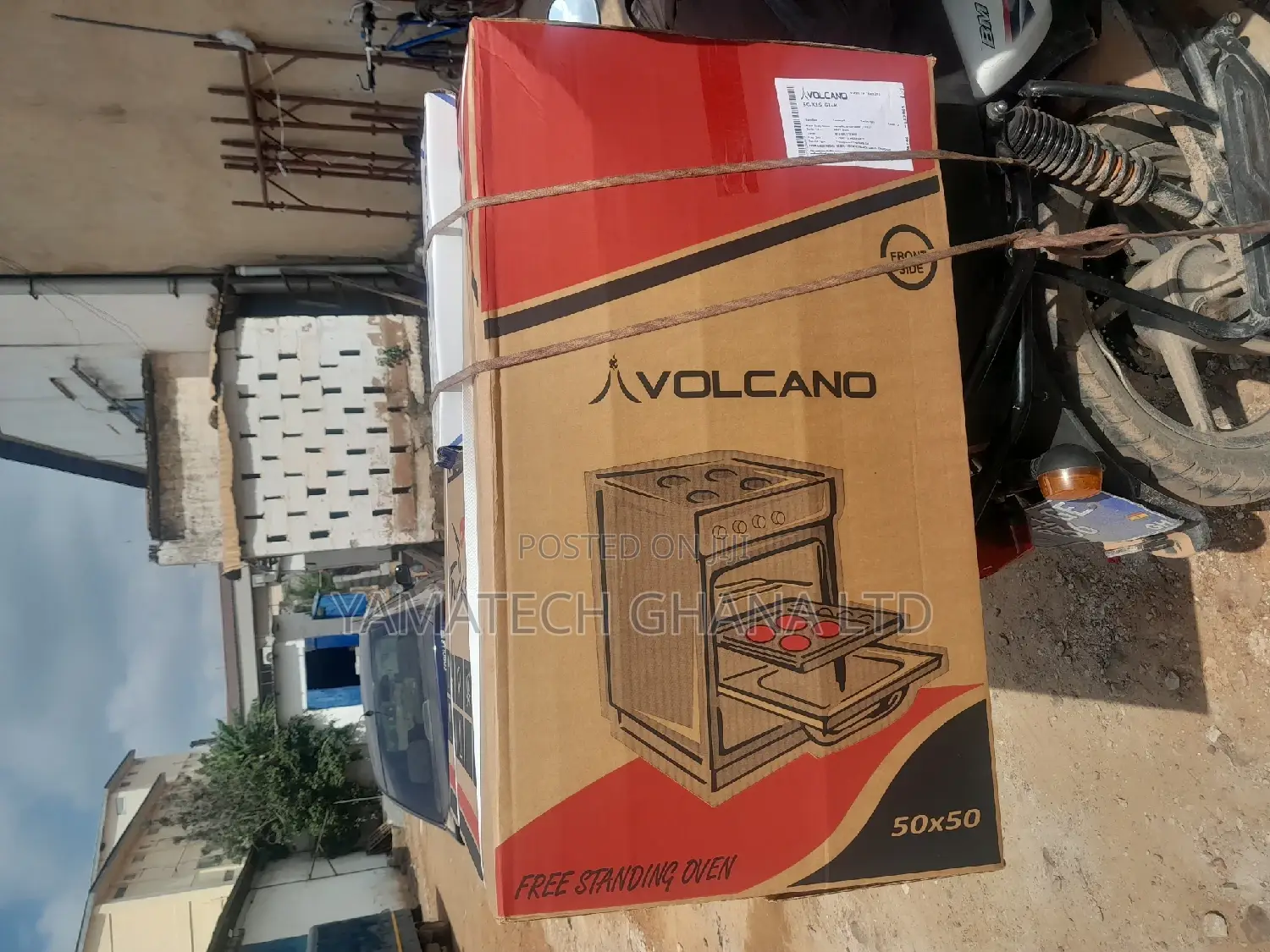 Volcano 60 By 60 Auto Ignition 4 Burner Gas Stove +Grill
