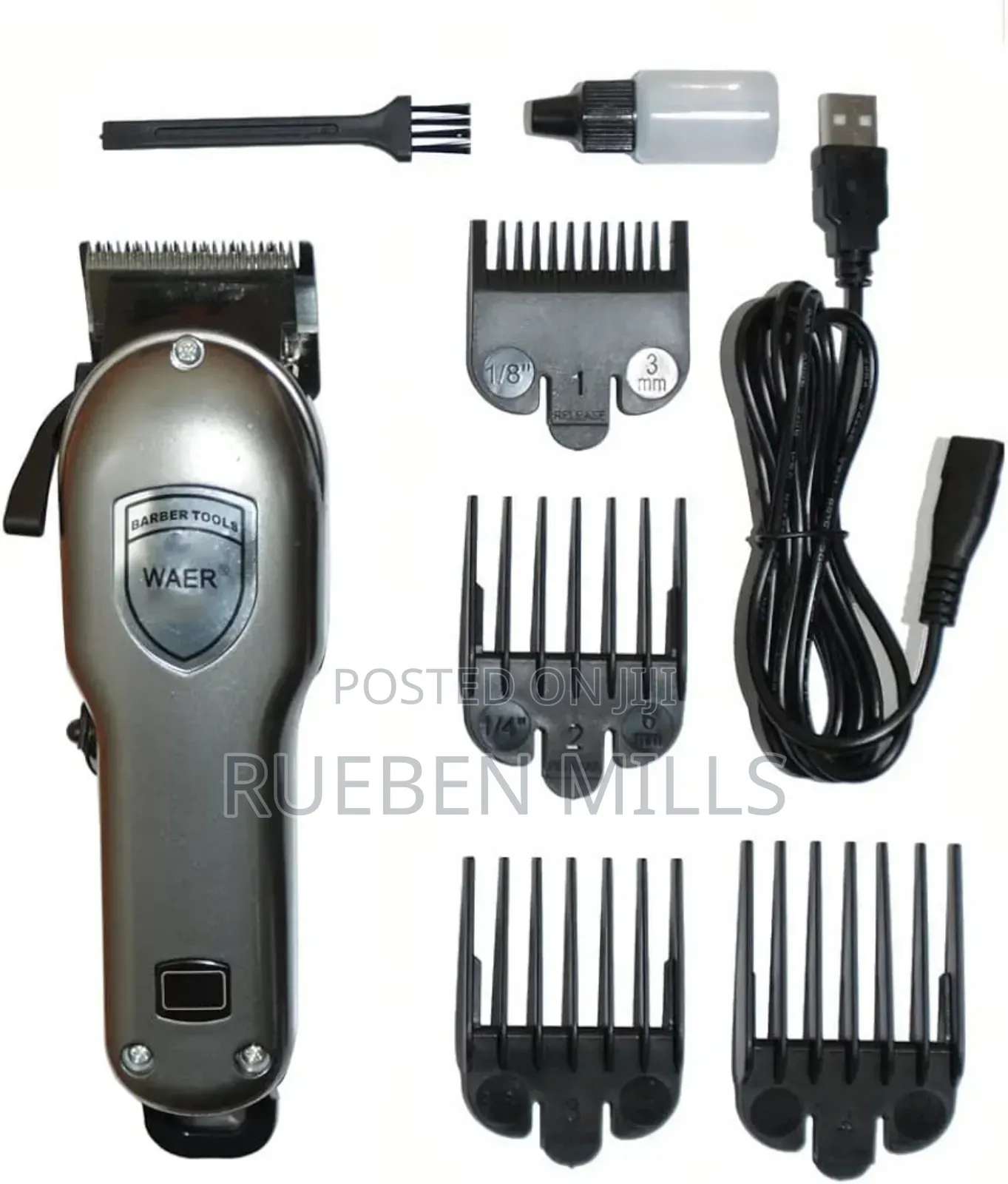 Waer Wa-1973 Cordless Hair Clipper Shaving Barbering Machine