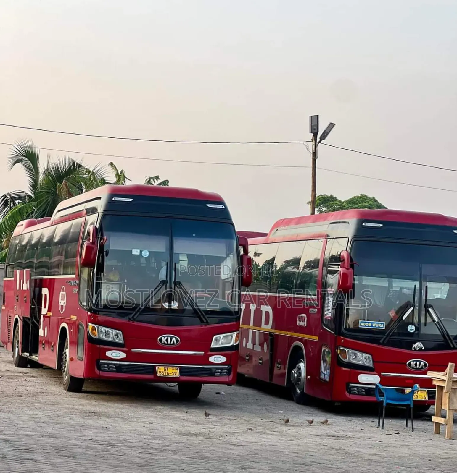 Car Rentals 48 Seats Bus for Rent Coaches Bus for Rent in Accra