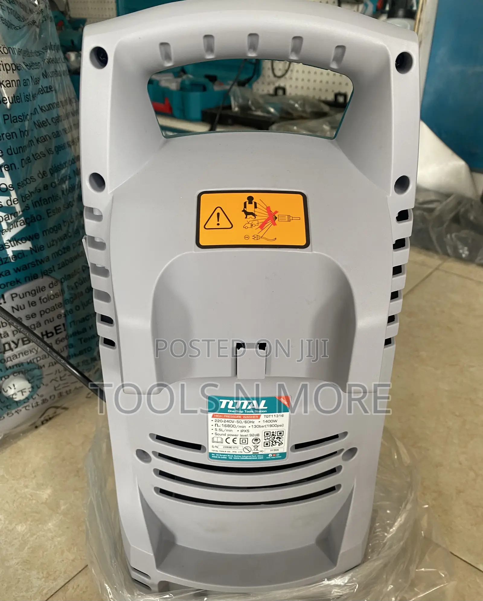 Total High Pressure Washer 1400w