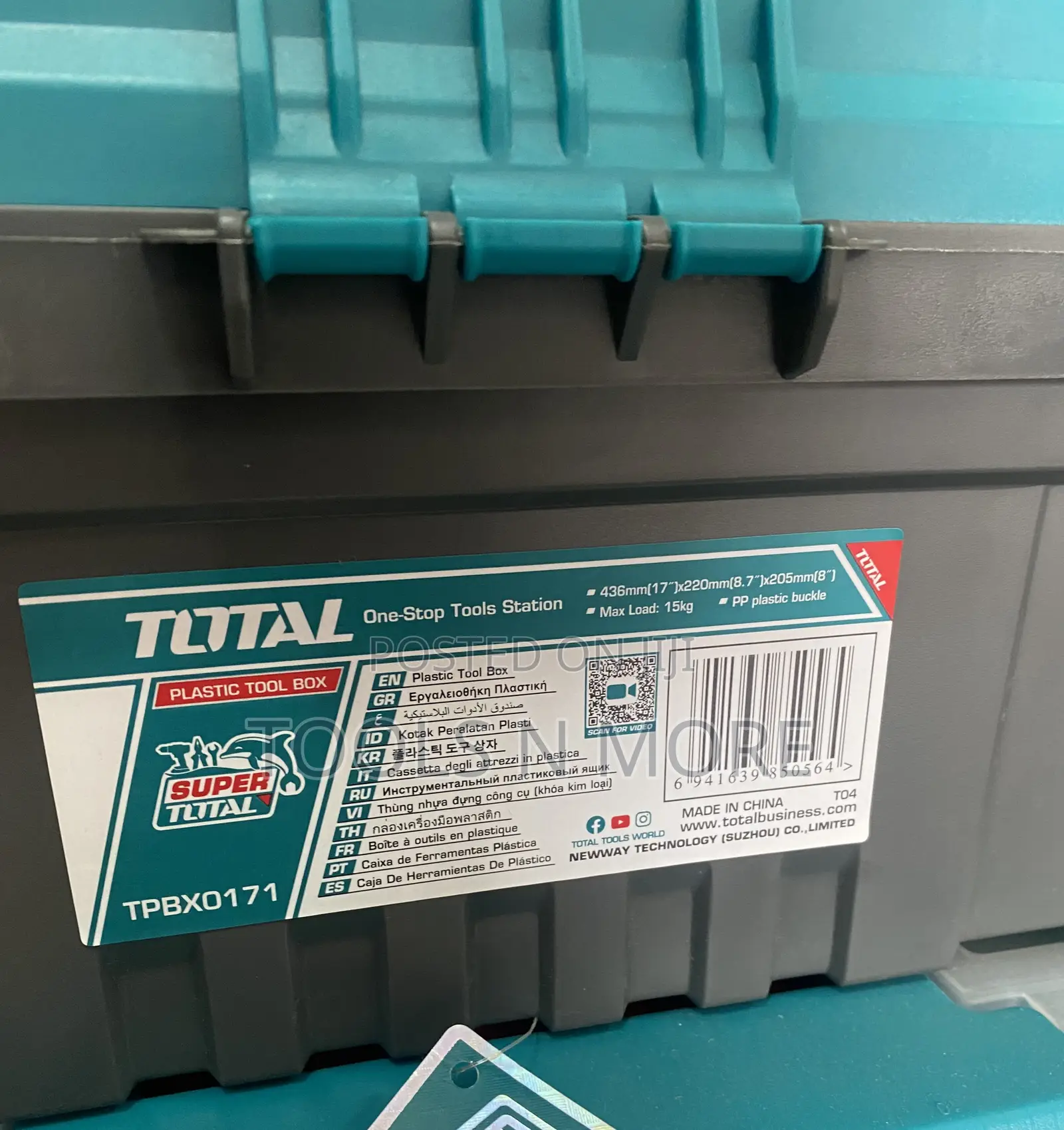 TOTAL 3-PCS Tools Boxes Set