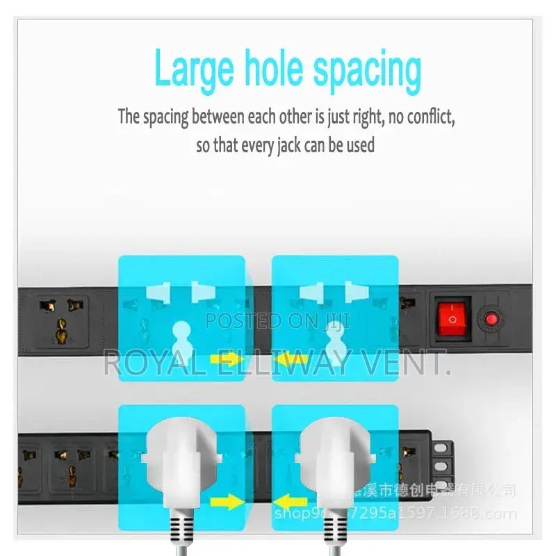 6 Way PDU Socket for CCTV Cabinets