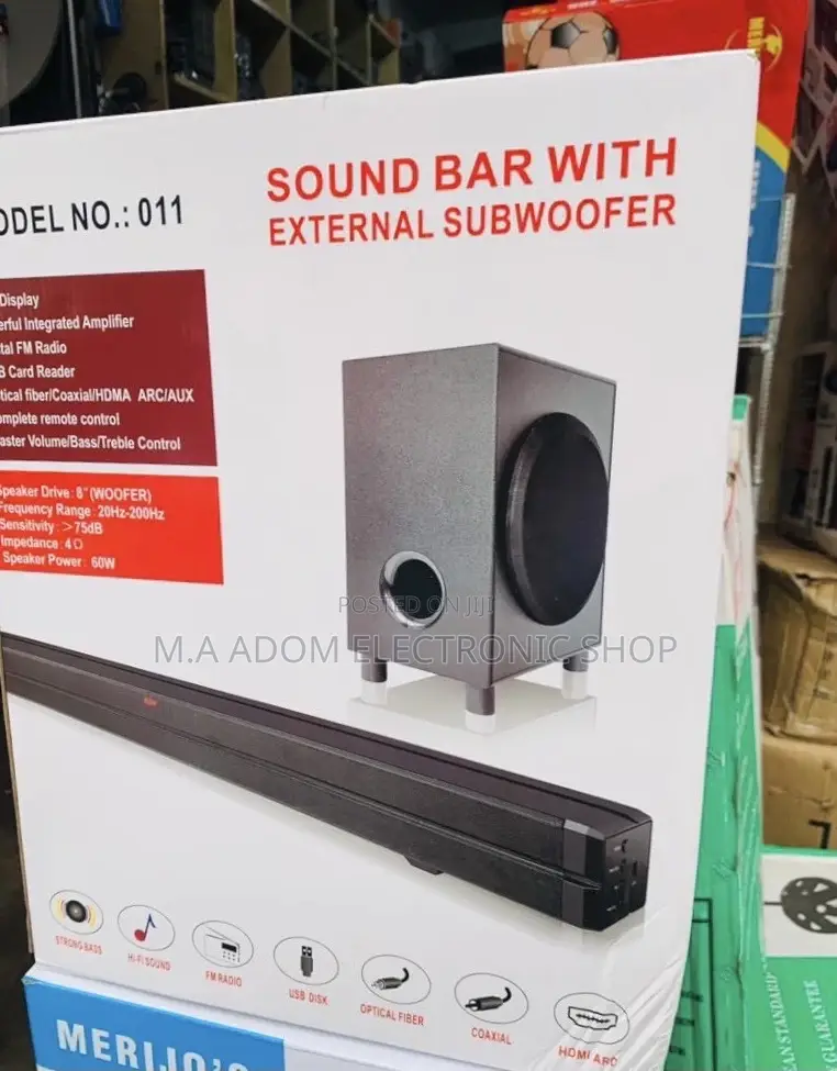 Quality Merijo 300watt 3.1ch Bluetooth Sound Bar