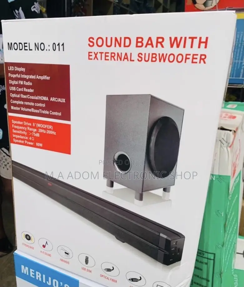 Original Merijo 300watt 3.1ch Bluetooth Sound Bar System.