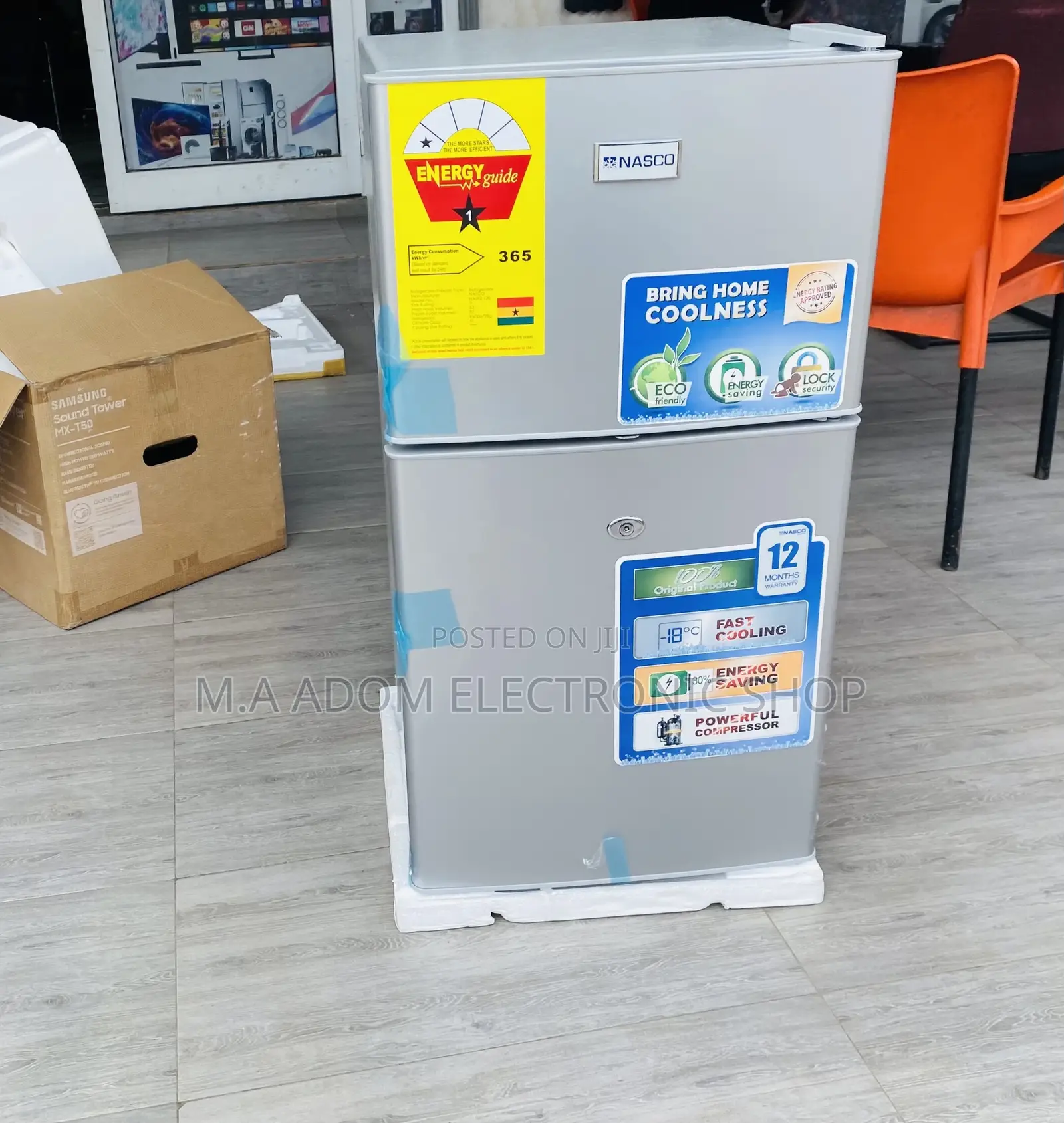 Brand New Nasco Nasf2-120 Top Mount Freezer Fridge