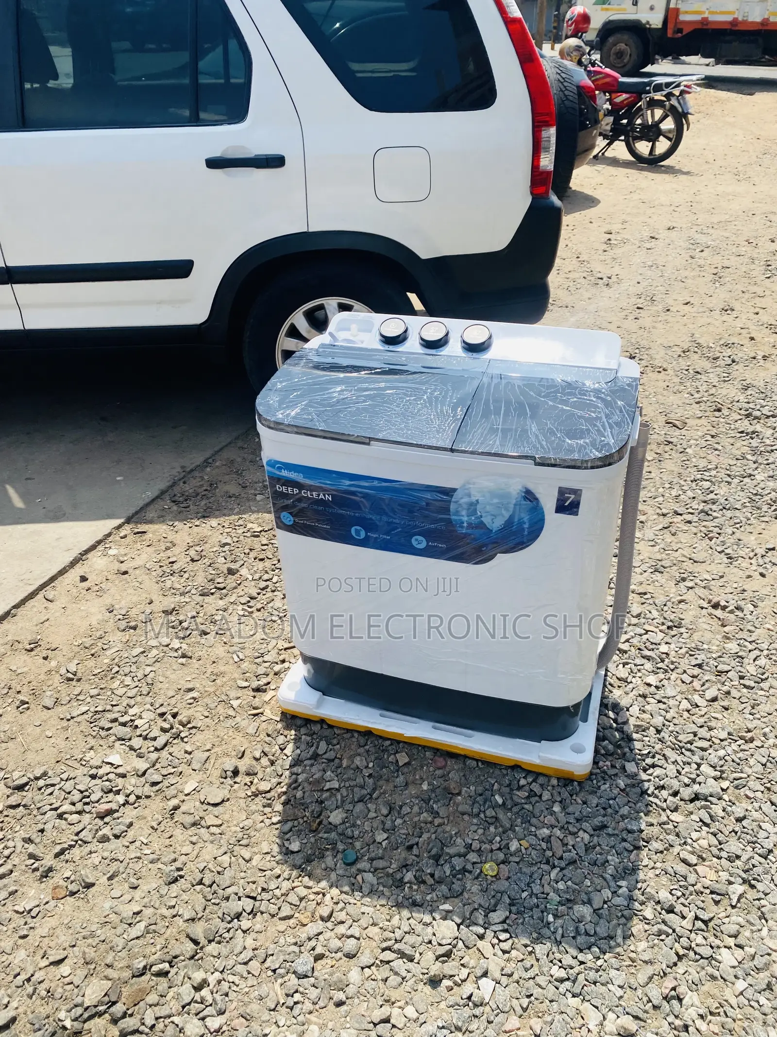 Shop Midea 7kg Twin Tub Electric Washing Machine + Spin Dry