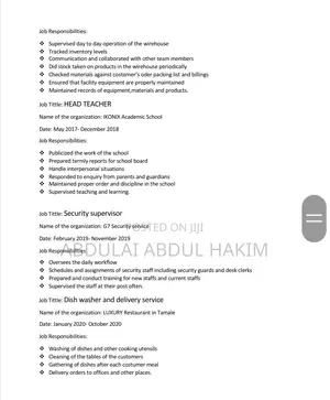 Advertising Marketing CV