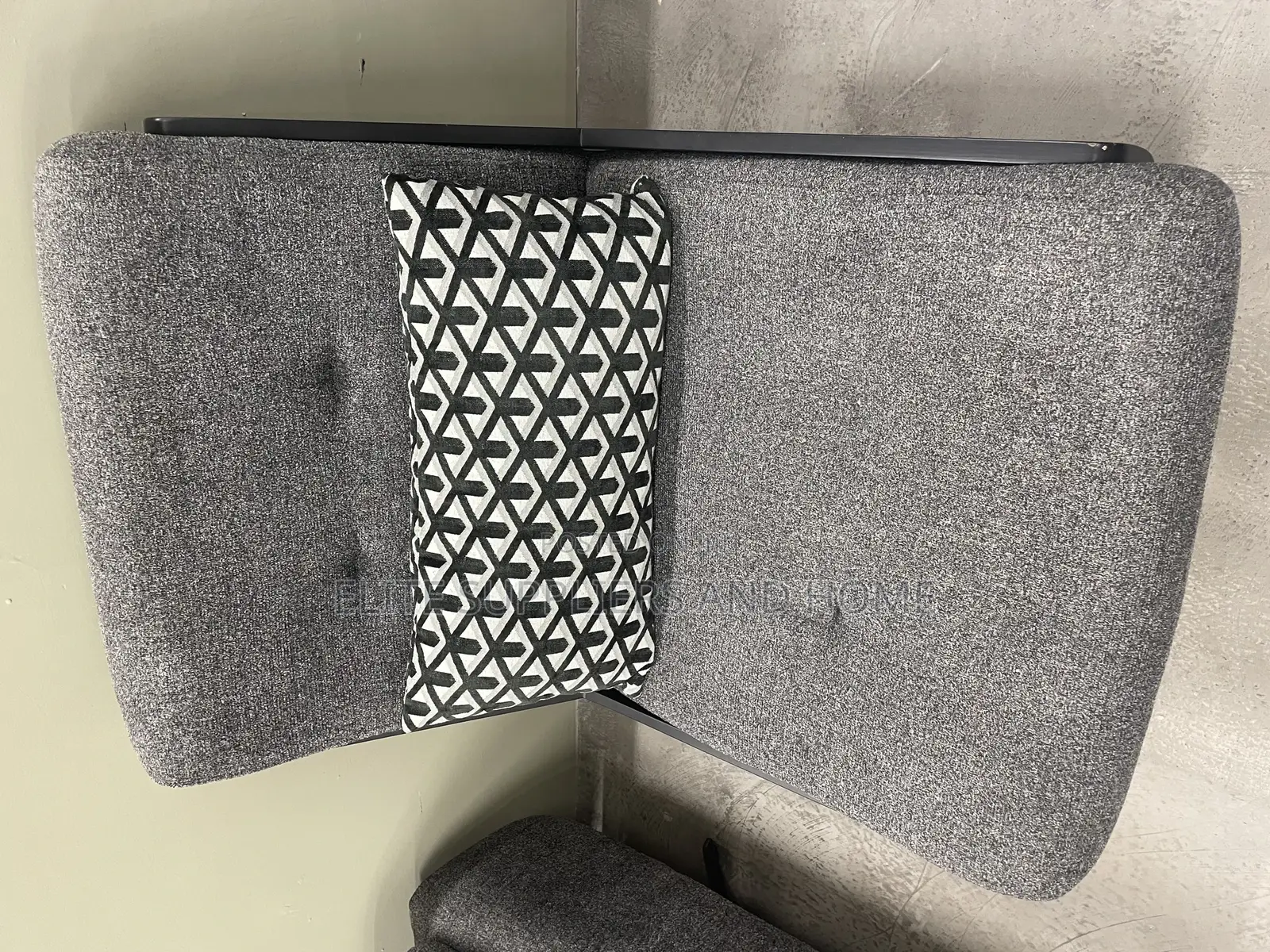 Sofa Set 3+3+1+1 Black Nepal