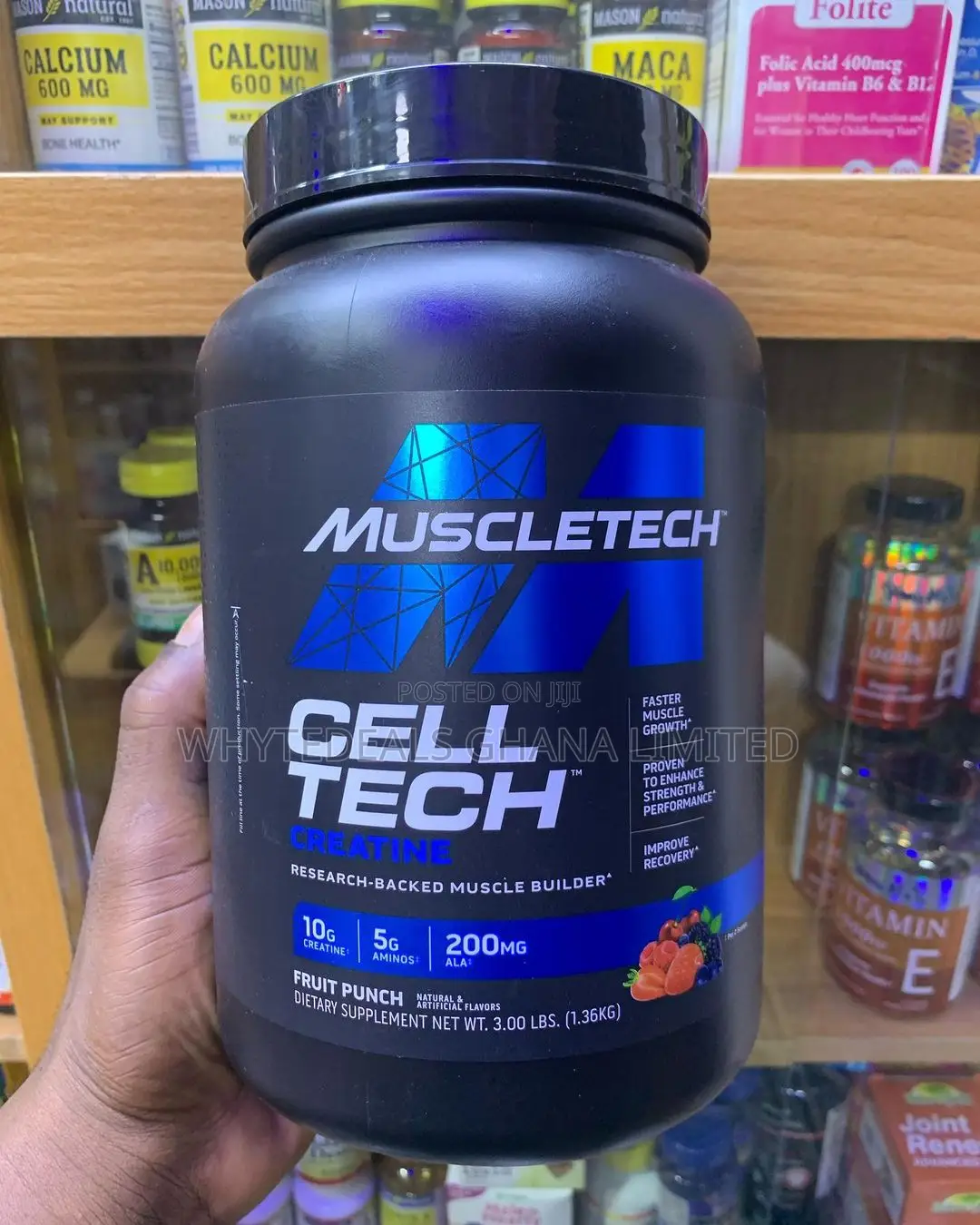 Muscletech Celltech 3lbs Creatine- Build Muscles-Great Taste