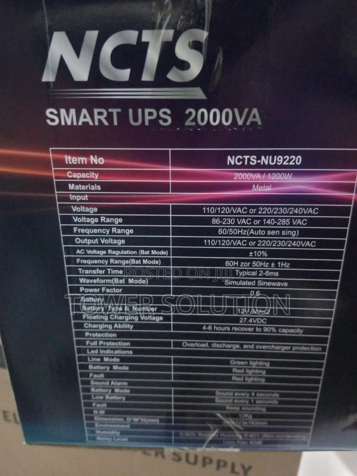 Ups 2000va NCTS