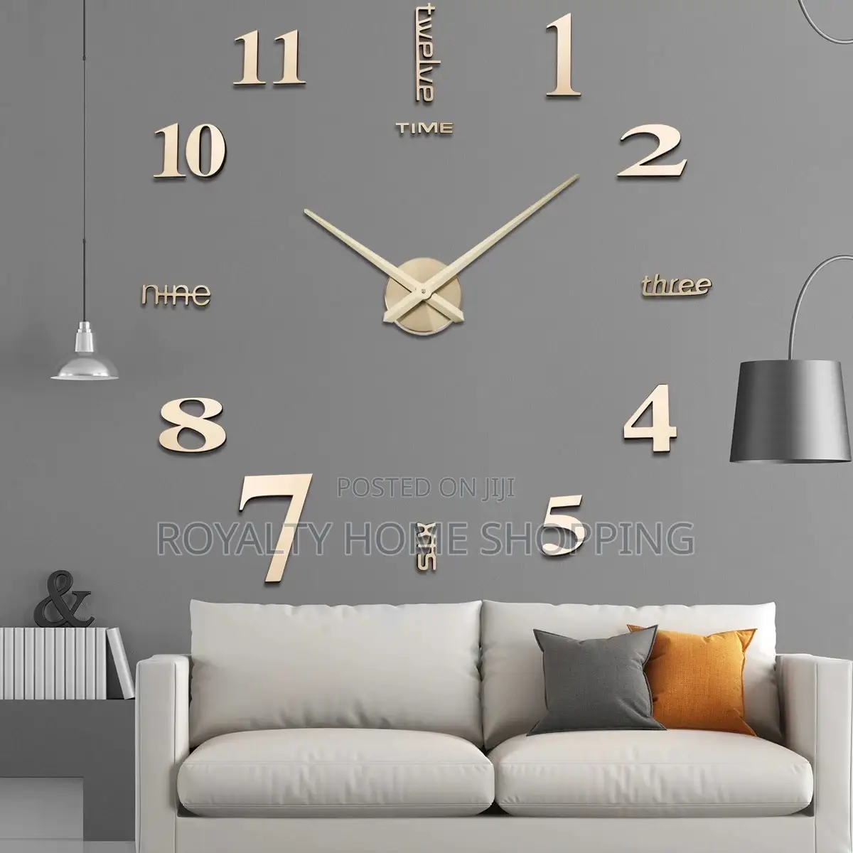 Diy 3d Wall Clocks Large Size