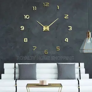 Diy 3d Wall Clocks Large Size