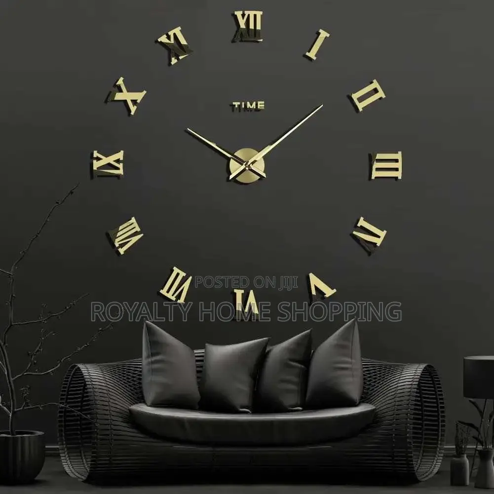 Diy 3d Wall Clocks Large Size