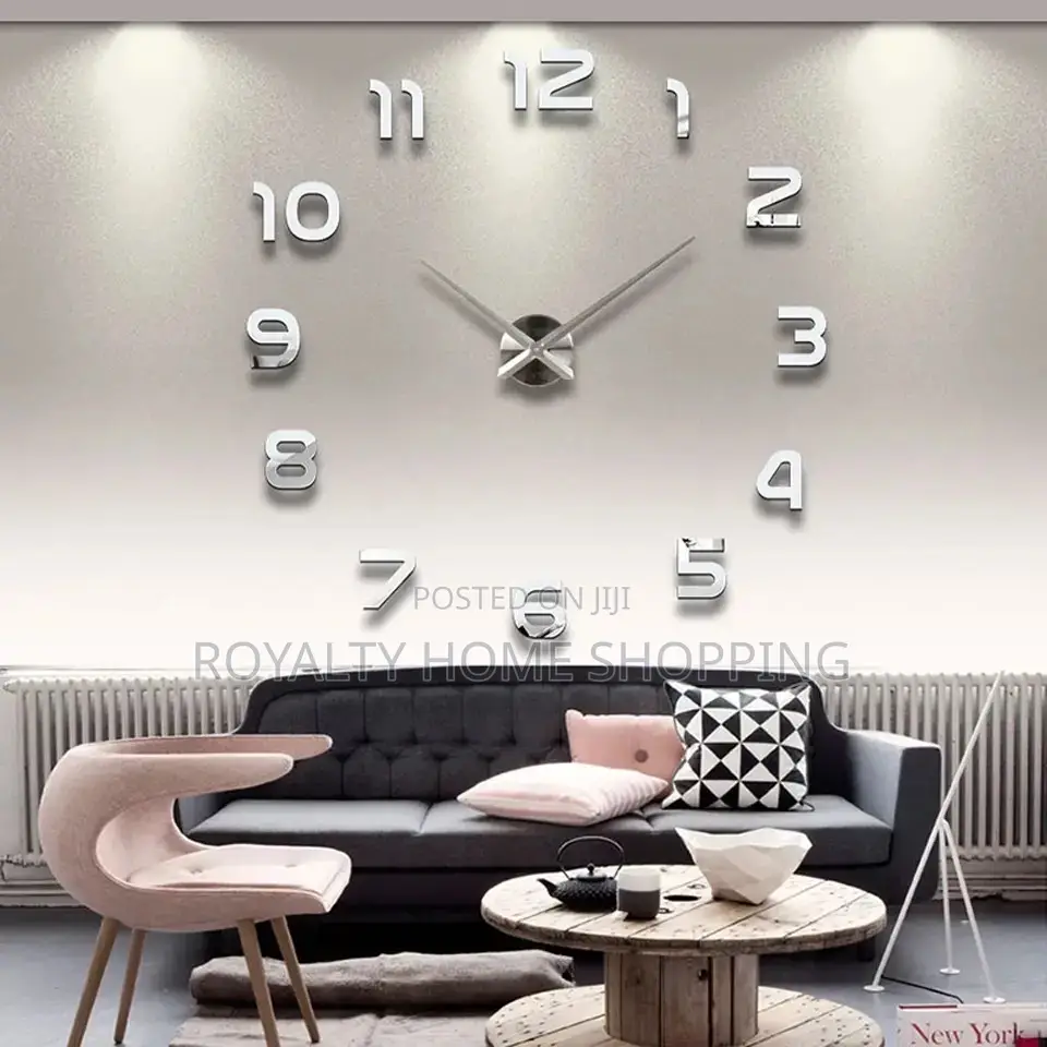 Diy 3d Wall Clocks Large Size